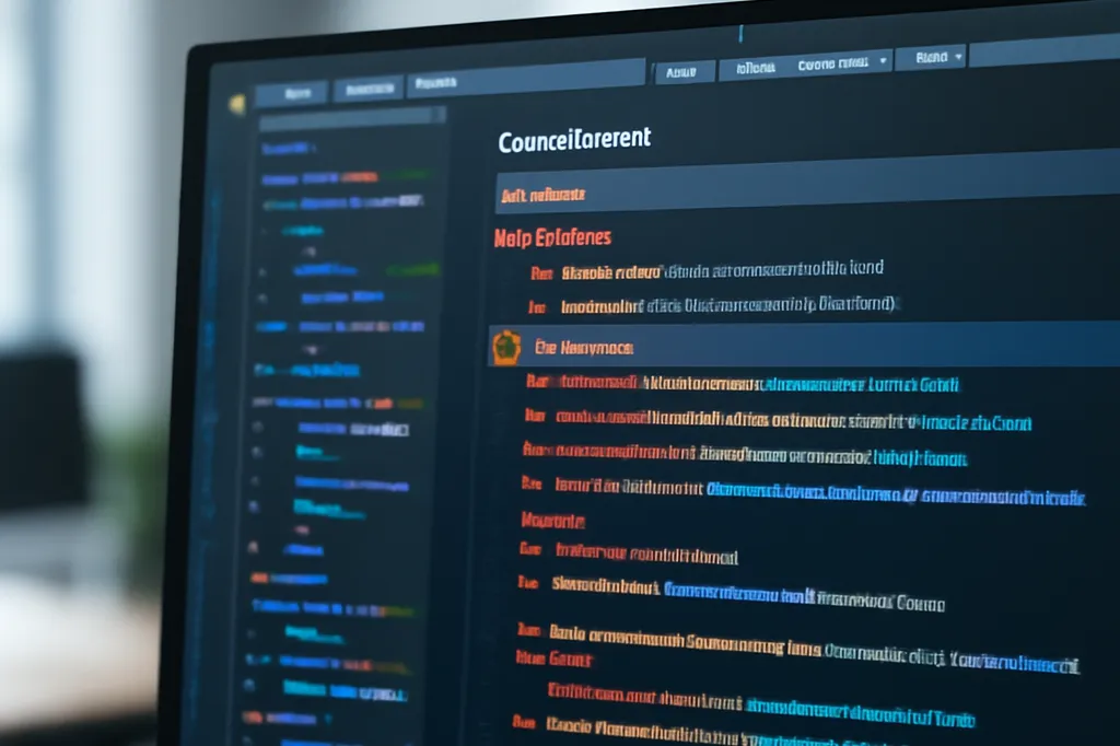 Écran d'ordinateur affichant une interface d'analyse statique de code avec des erreurs surlignées